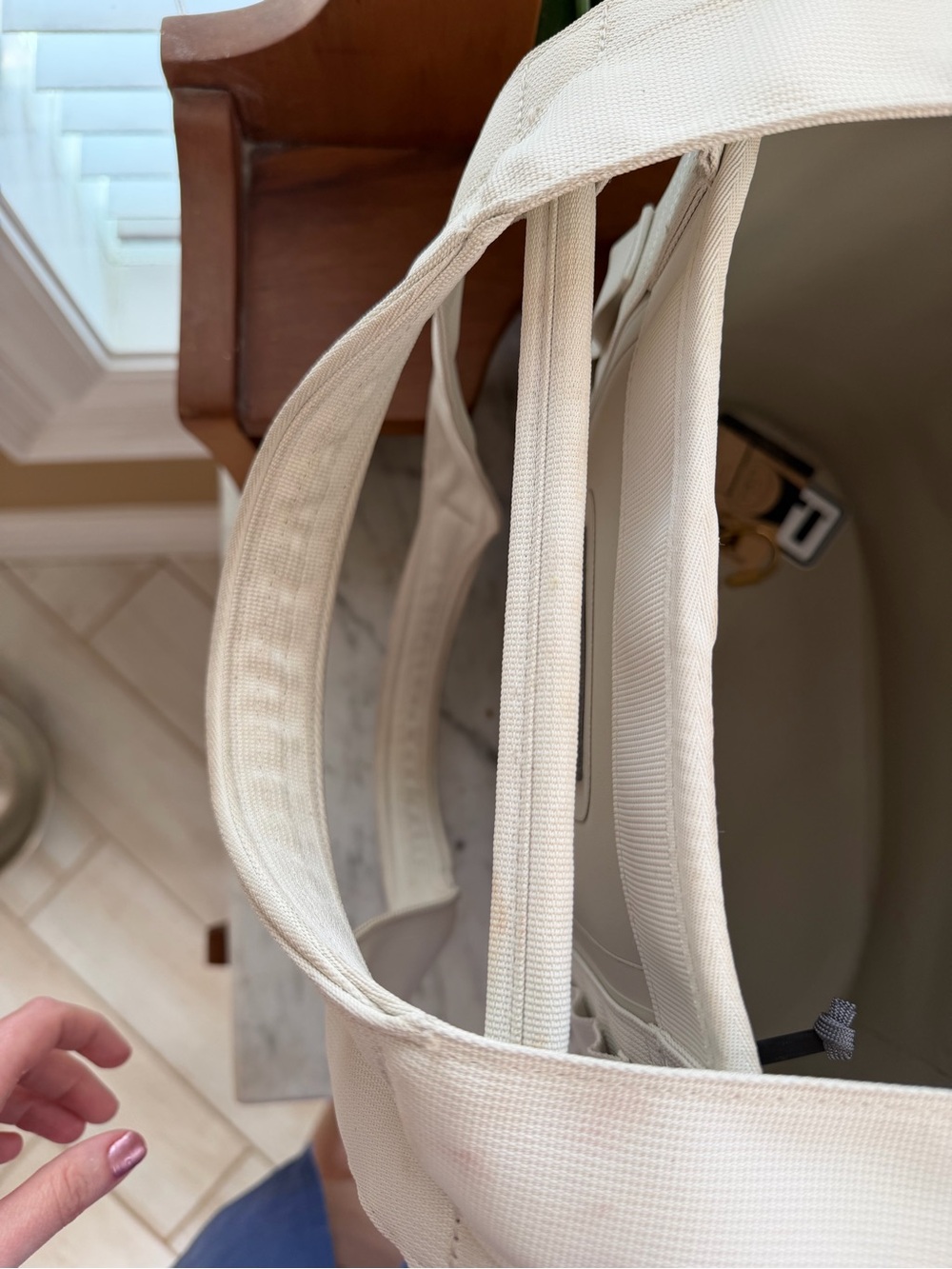 Yeti Camino 20 Cooler Tote in Cream and Tan - Picture 9 of 10